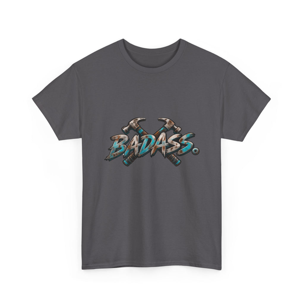 Badass Blue Collar Tee — 'Badass & Blue Collar' Workwear Graphic T‑Shirt