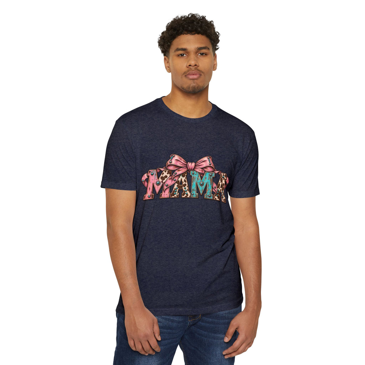 Mama Leopard Bow T-Shirt — Raising Little Humans Cute Graphic Tee