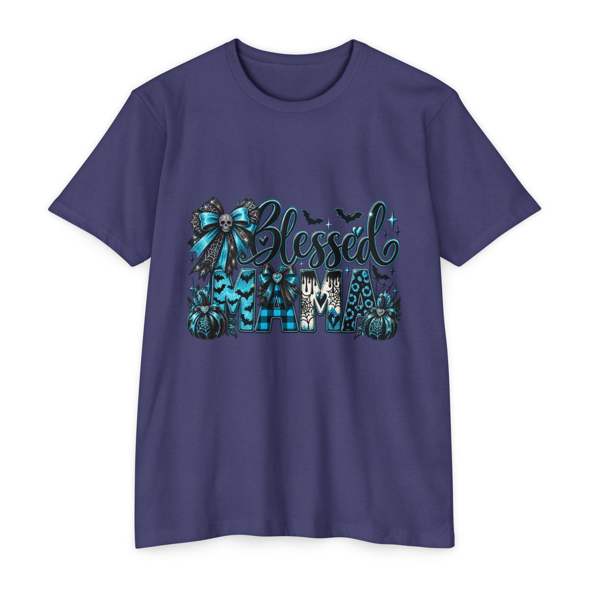 Blessed Homefall T-Shirt — Teal Pumpkin & Fall Gnome Graphic Tee