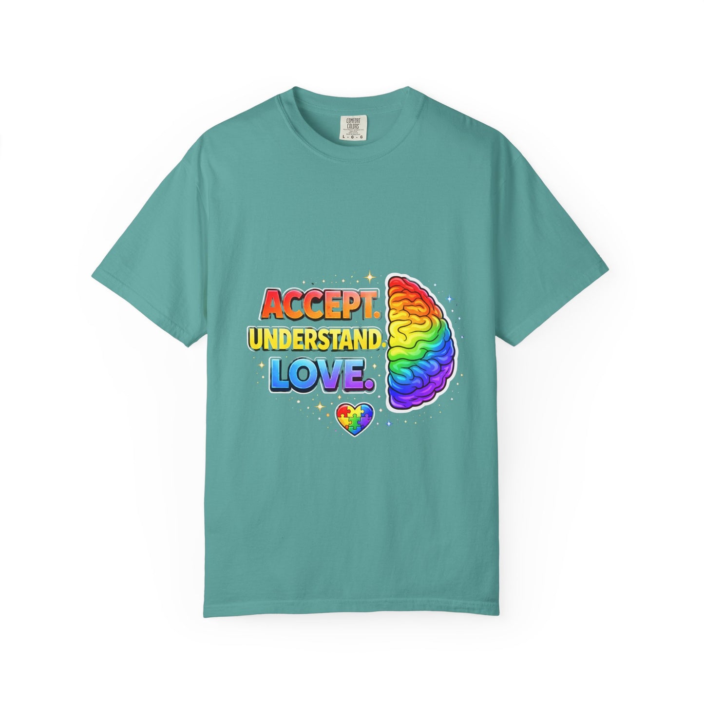 Pride "Accept, Respect, Love" Rainbow T-Shirt