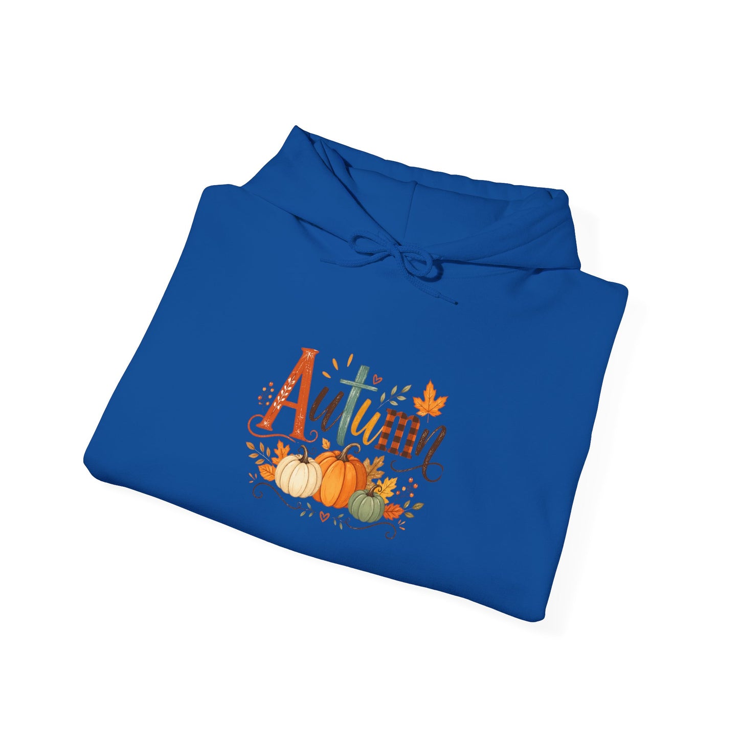 Autumn Pumpkins Hoodie — Cozy Fall Sweatshirt with 'Autumn' Pumpkin Design