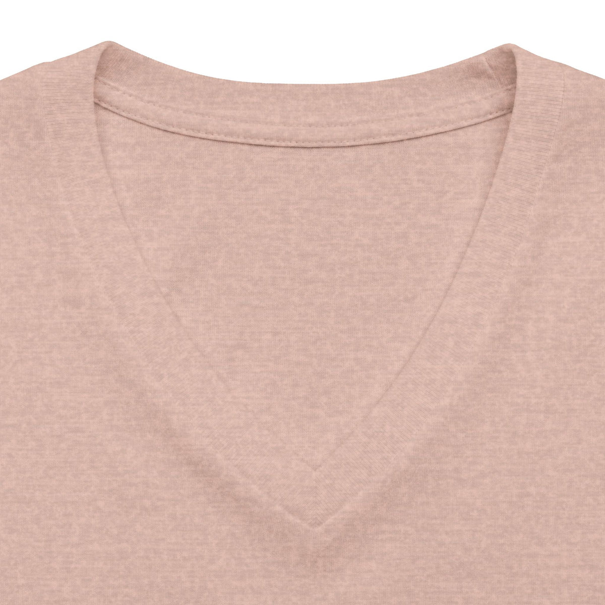 Women's V-Neck Tee — Cute Purple Bow Ghost Halloween Shirt