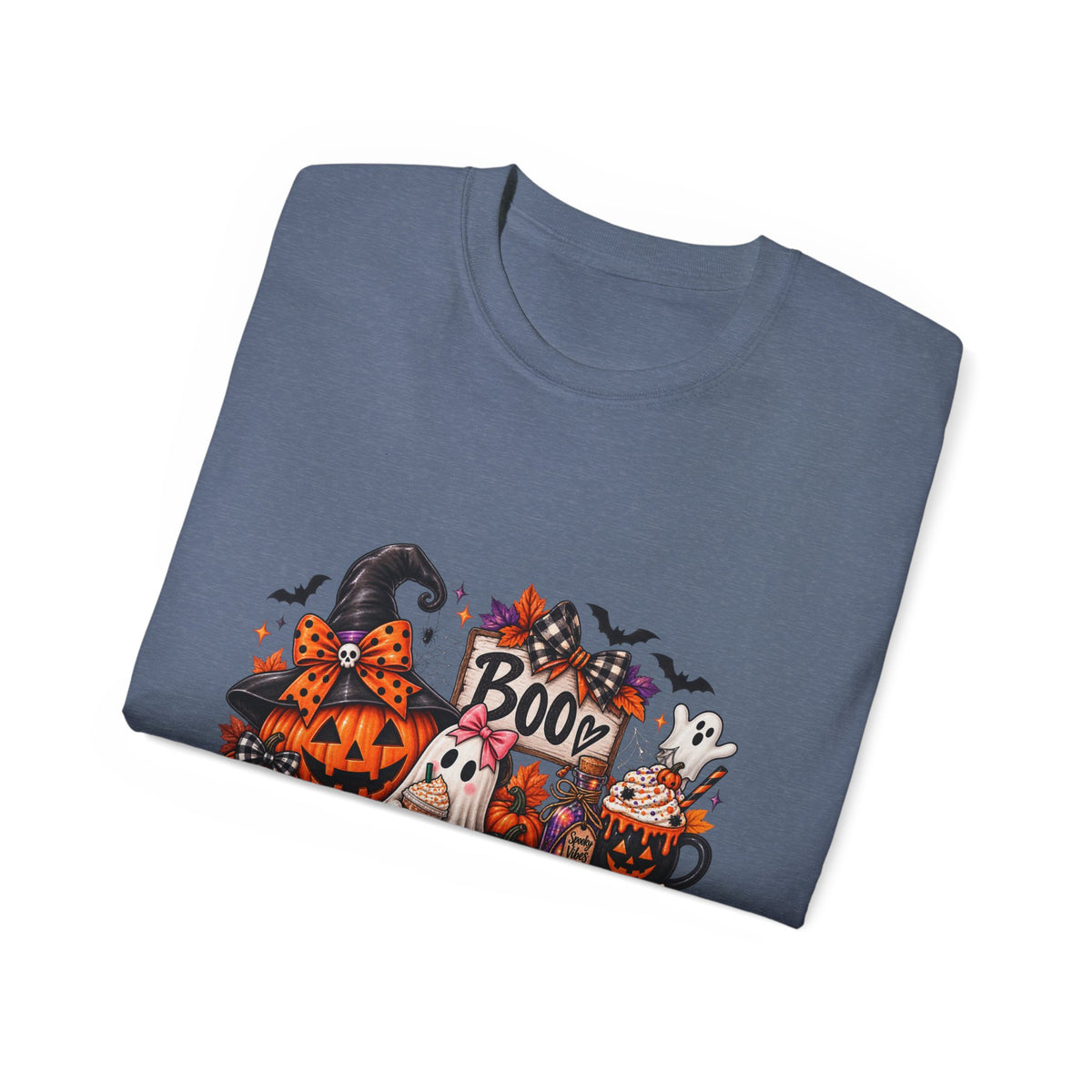 Halloween Boo Pumpkin Ghost T‑Shirt — Cute Spooky Fall Tee