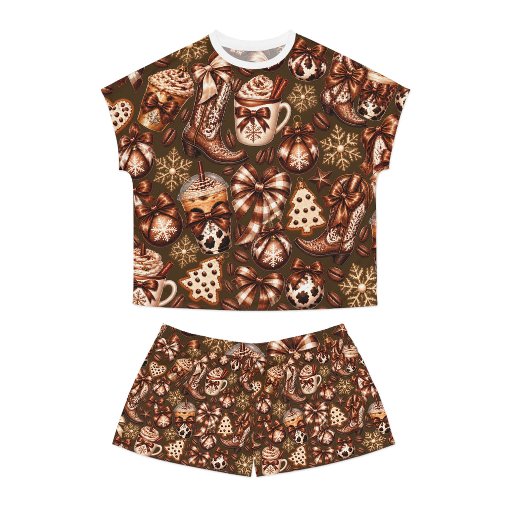 Cozy Cocoa & Cookies Women's Short Pajama Set