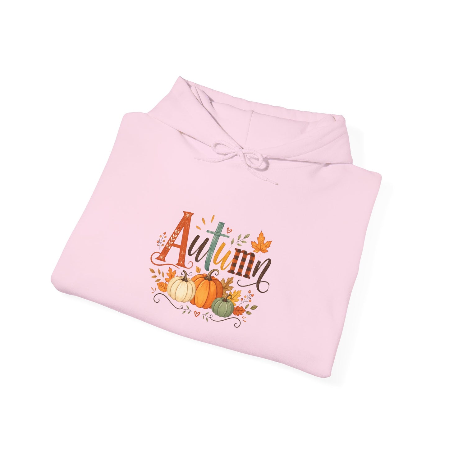 Autumn Pumpkins Hoodie — Cozy Fall Sweatshirt with 'Autumn' Pumpkin Design