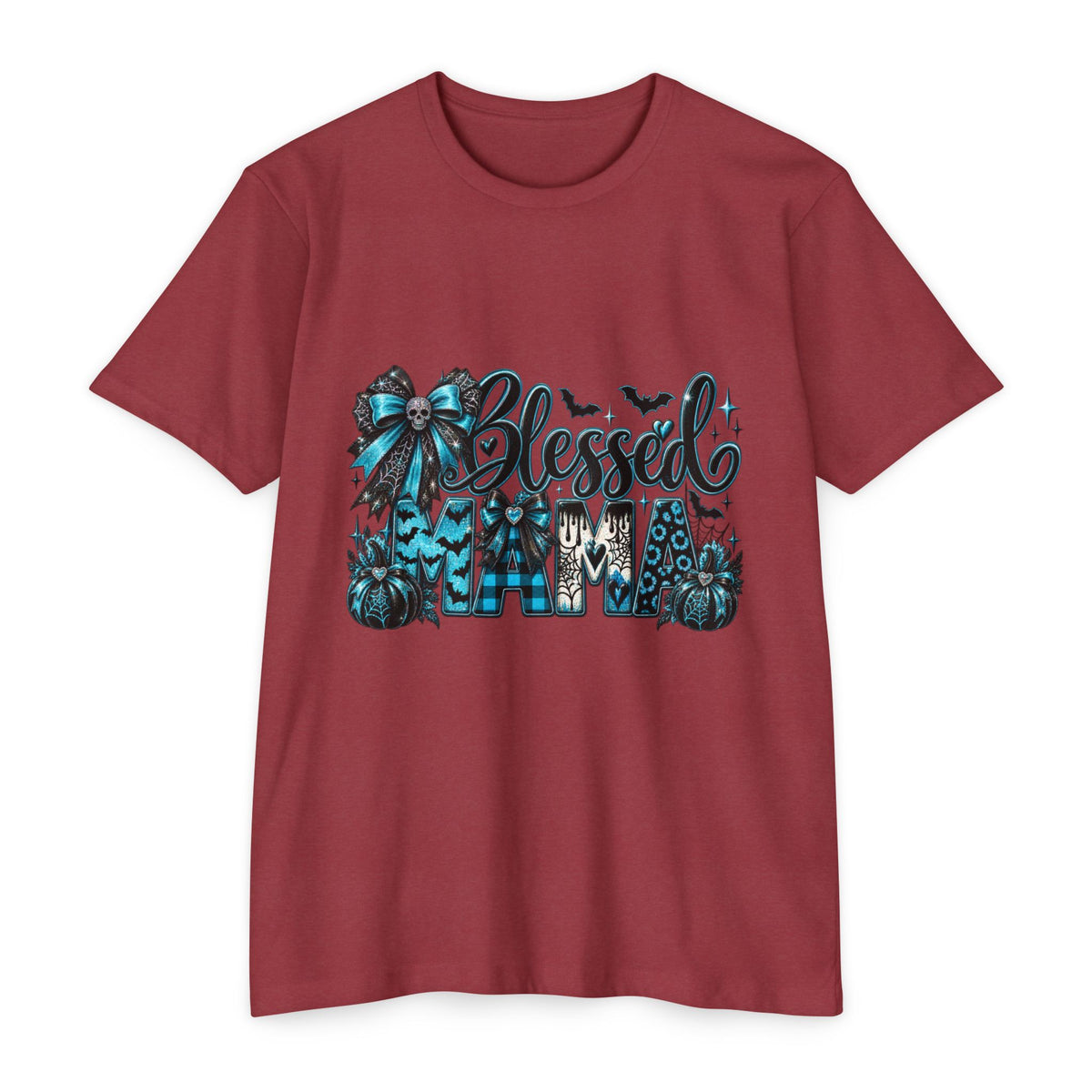 Blessed Homefall T-Shirt — Teal Pumpkin & Fall Gnome Graphic Tee