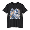 Christmas Snowman & Deer T-Shirt — Cute Winter Holiday Graphic Tee