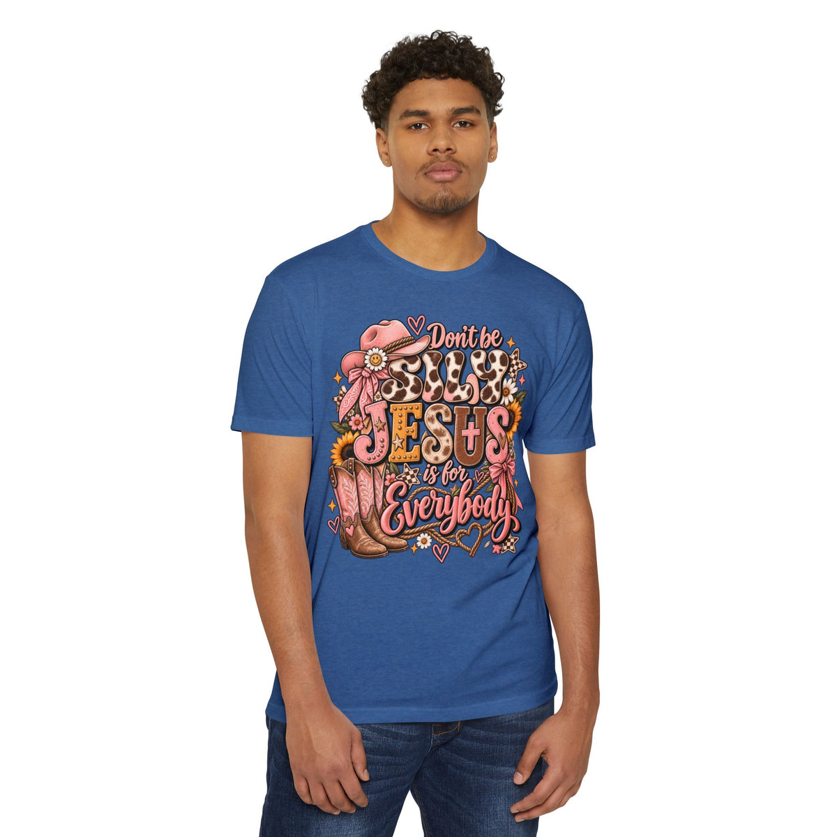 Christian Western T-Shirt — "Don't Be Salty, Jesus is for Everybody"