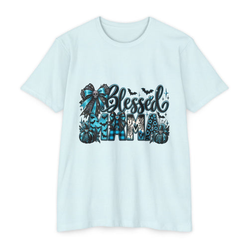 Blessed Homefall T-Shirt — Teal Pumpkin & Fall Gnome Graphic Tee