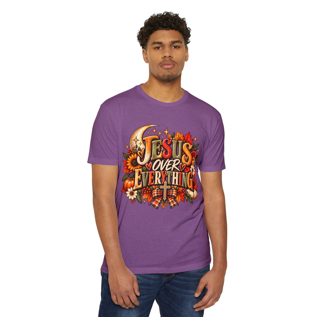 Jesus Over Everything Fall Graphic T-Shirt