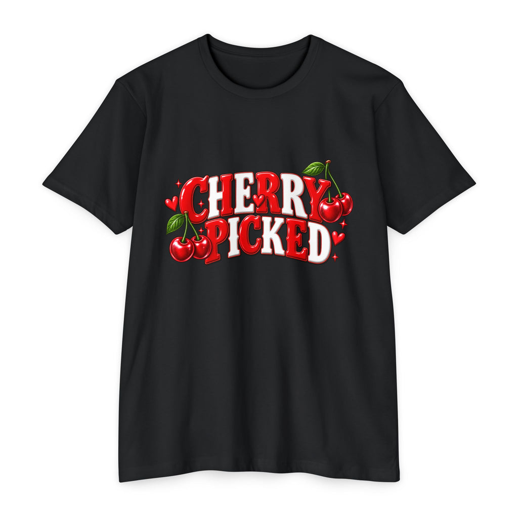 Cherry Picked Cowgirl T-Shirt — "Sweet Cherries Wild Cowgirl" Graphic Tee