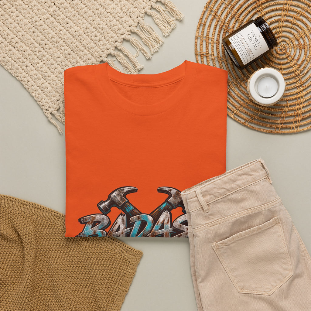 Badass Blue Collar Tee — 'Badass & Blue Collar' Workwear Graphic T‑Shirt