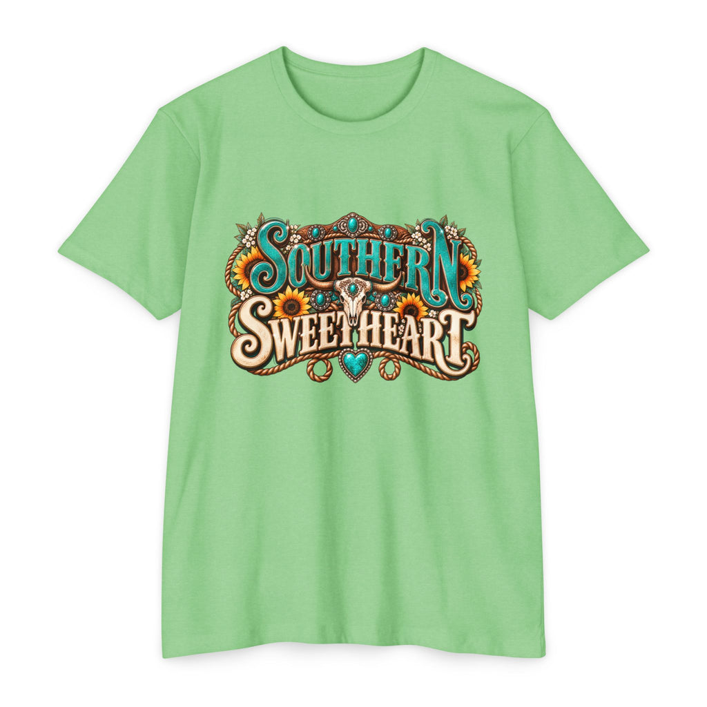 Southern Sweetheart T-Shirt — "Sweet Tea & Sunshine" Graphic Tee