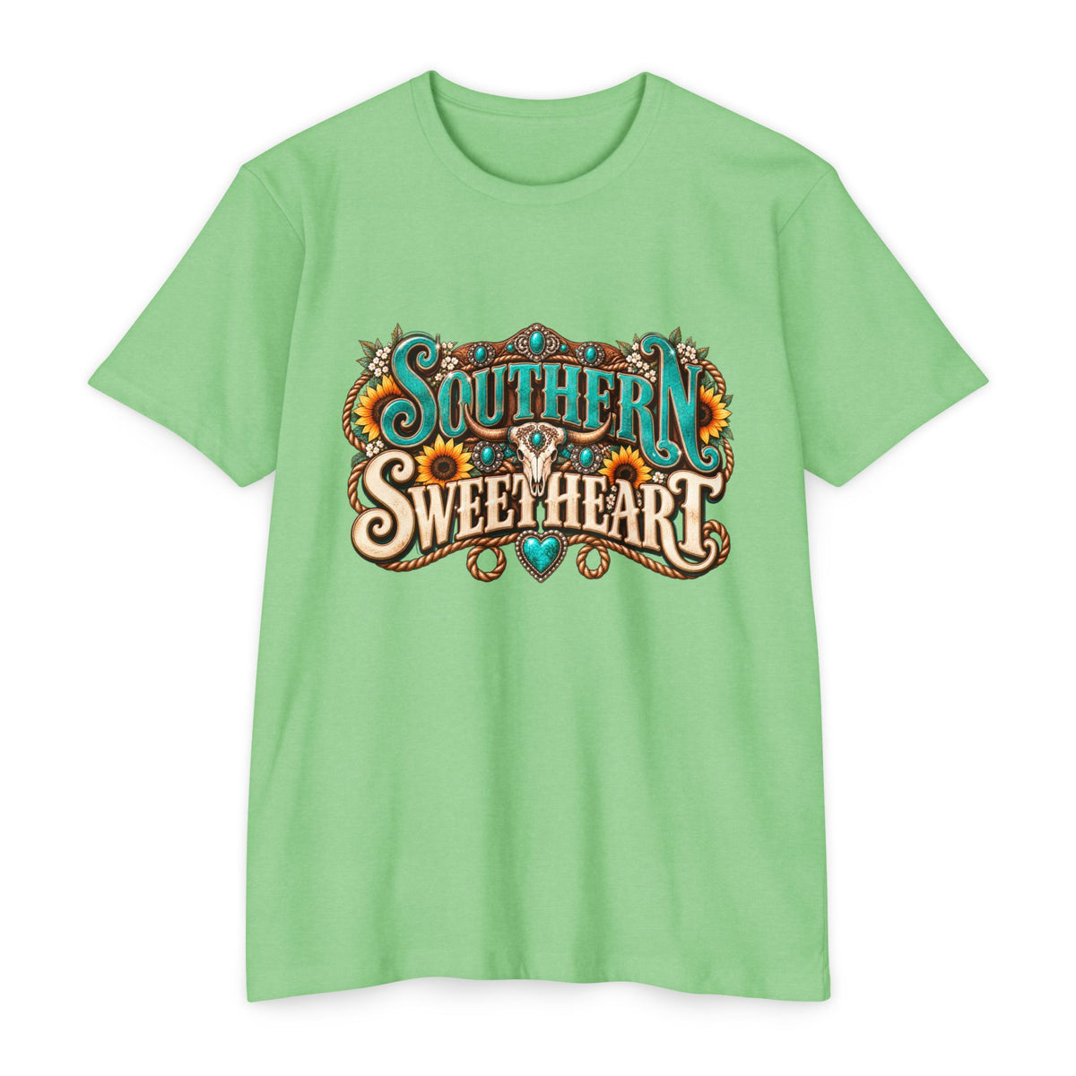 Southern Sweetheart T-Shirt — "Sweet Tea & Sunshine" Graphic Tee
