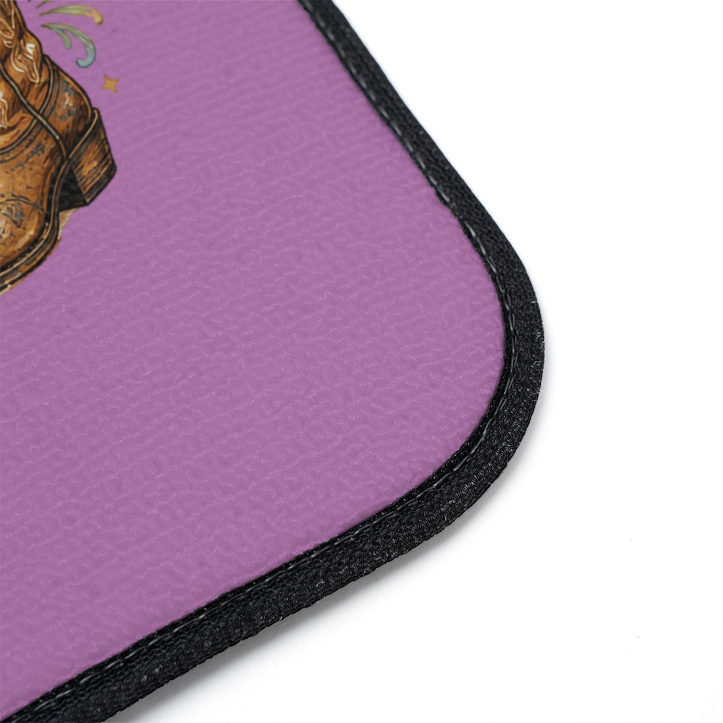 Car Floor Mat — "Raised on Dirt Roads & Jesus" Cowboy Floral Auto Floor Rug