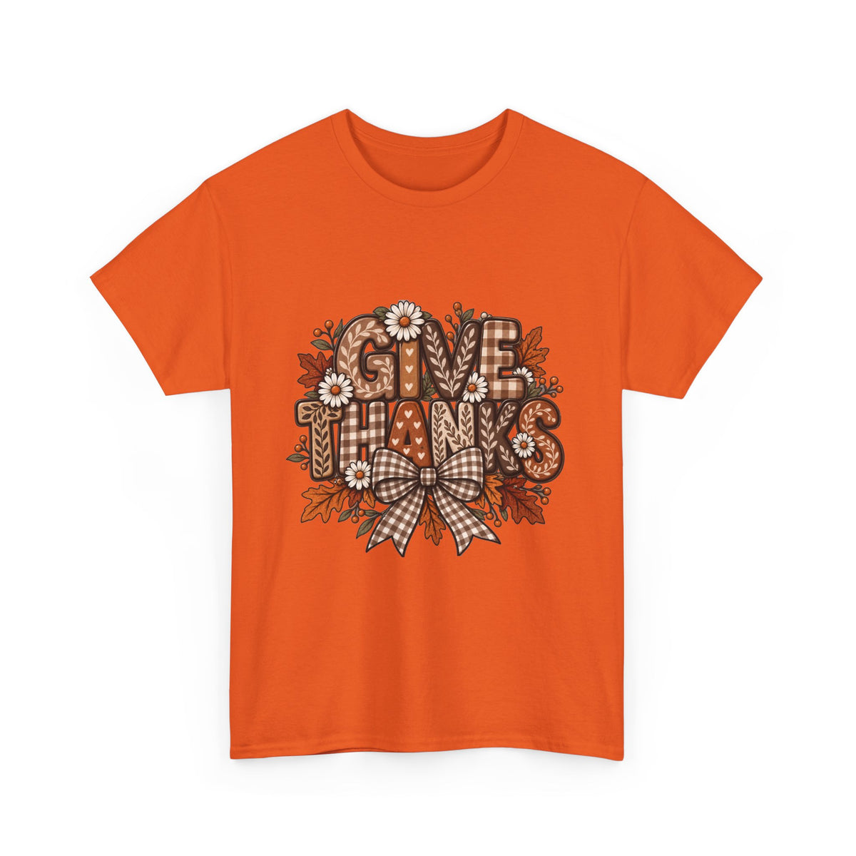 Give Thanks Tee — Fall Thanksgiving Graphic T-Shirt