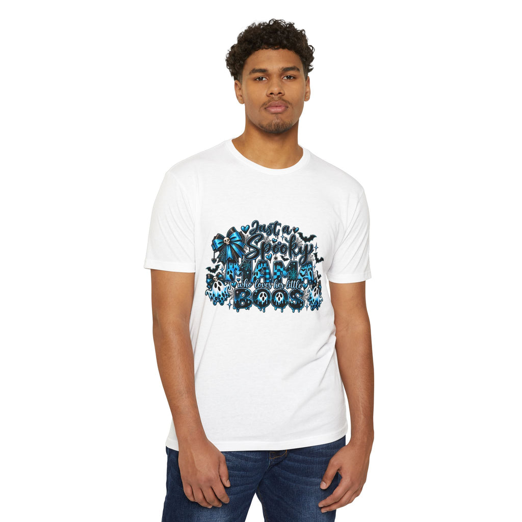Spooky Cute Blue Skull Halloween T-Shirt