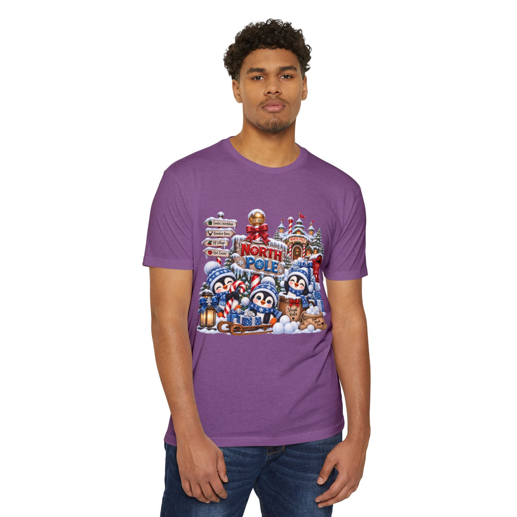 Christmas North Pole Penguins T-Shirt