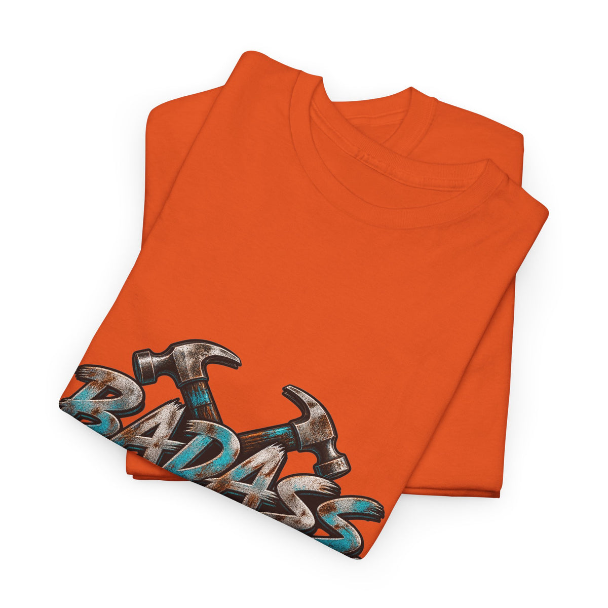 Badass Blue Collar Tee — 'Badass & Blue Collar' Workwear Graphic T‑Shirt