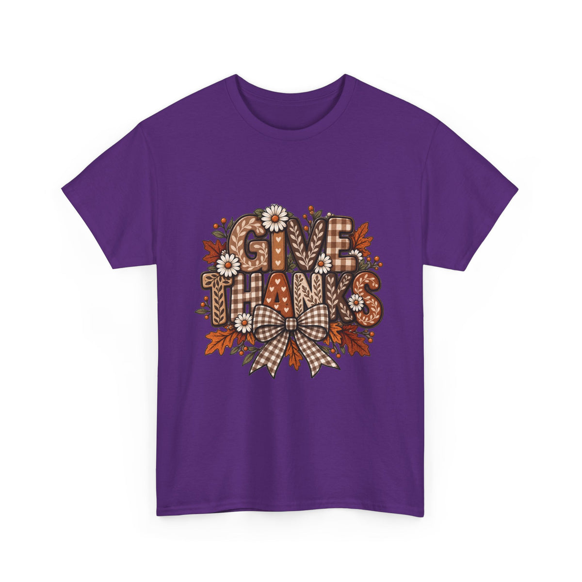 Give Thanks Tee — Fall Thanksgiving Graphic T-Shirt