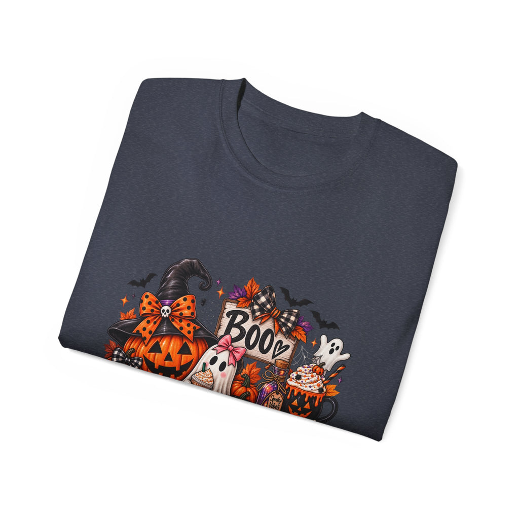 Halloween Boo Pumpkin Ghost T‑Shirt — Cute Spooky Fall Tee