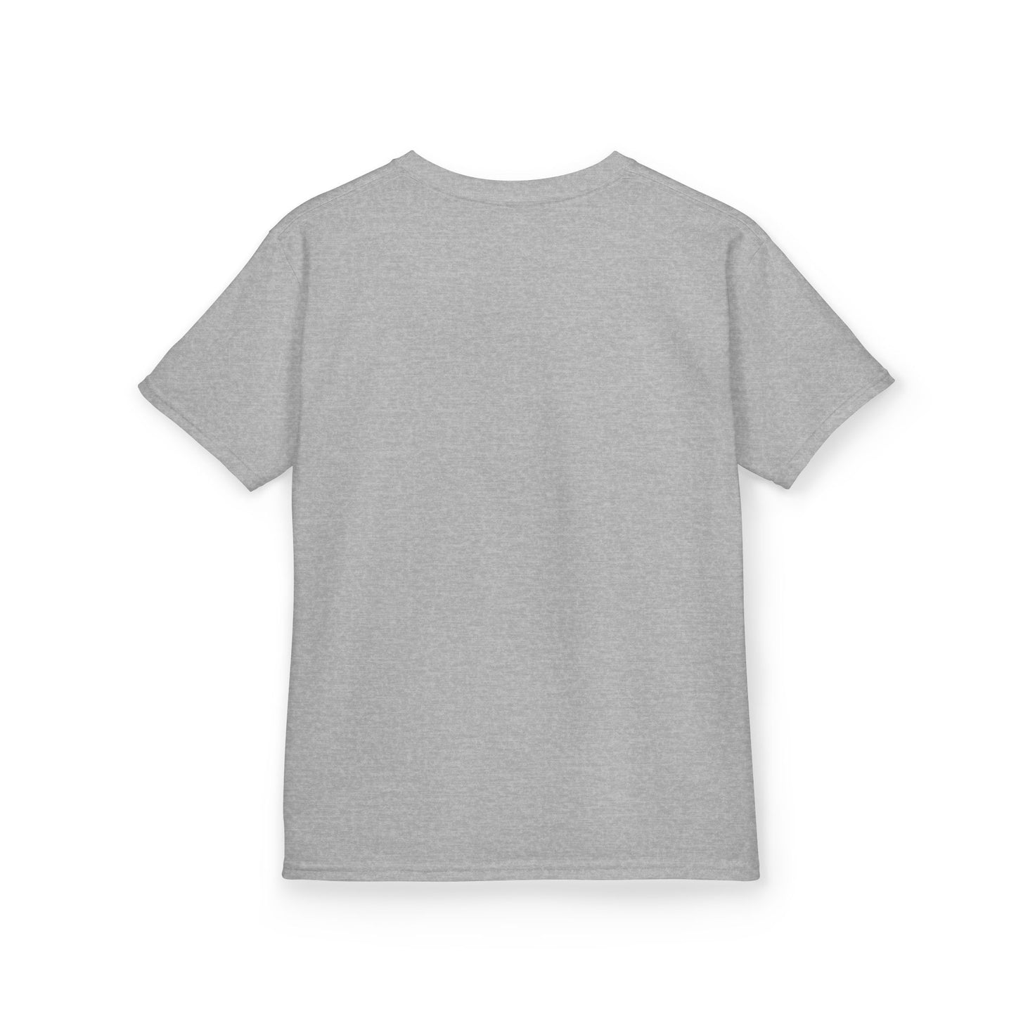 Kids Tee — Cute Halloween Ghosts Campfire Design (Pumpkins, Moon & Bats)