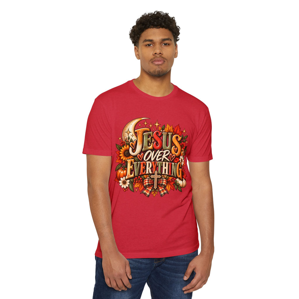 Jesus Over Everything Fall Graphic T-Shirt