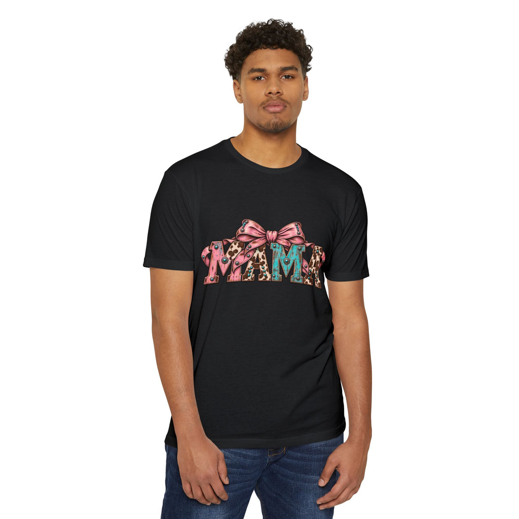 Mama Leopard Bow T-Shirt — Raising Little Humans Cute Graphic Tee