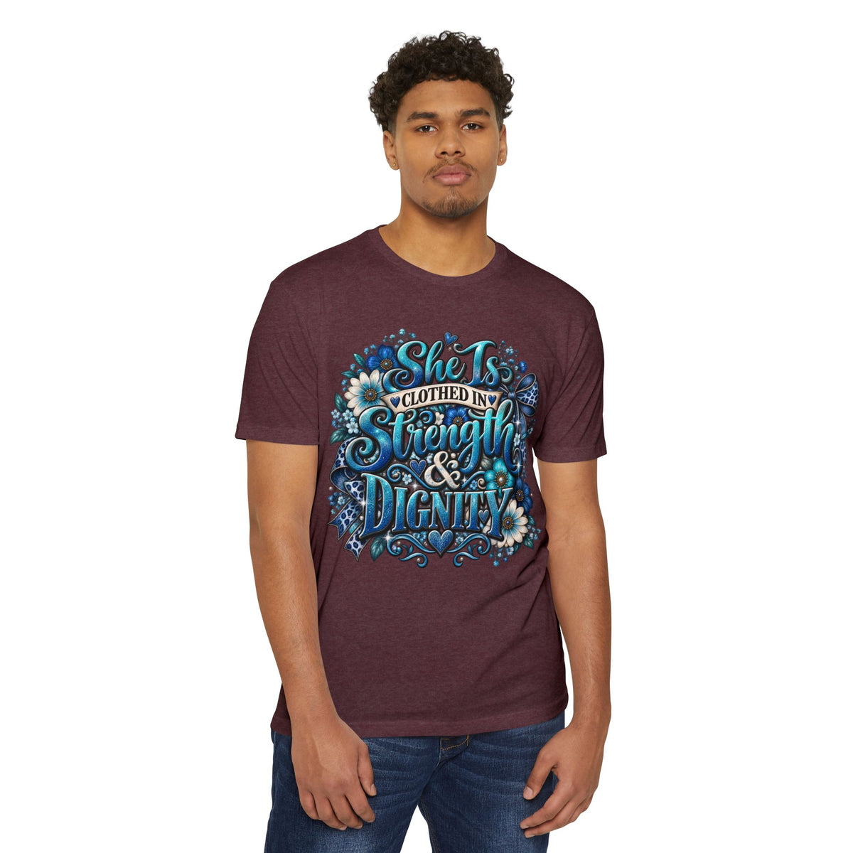 She Is Clothed in Strength & Dignity T‑Shirt