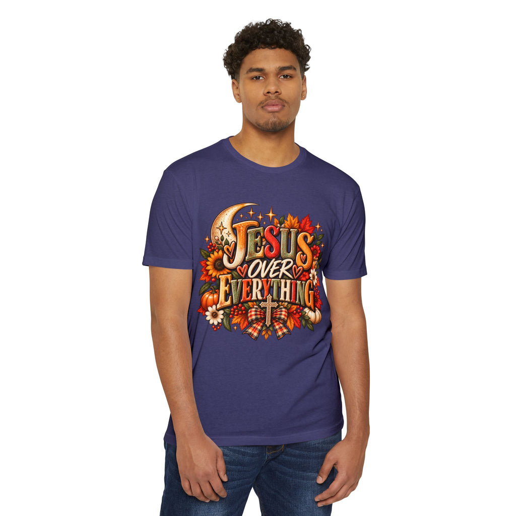 Jesus Over Everything Fall Graphic T-Shirt