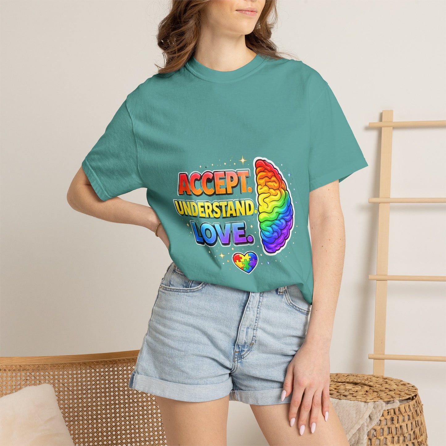 Pride "Accept, Respect, Love" Rainbow T-Shirt