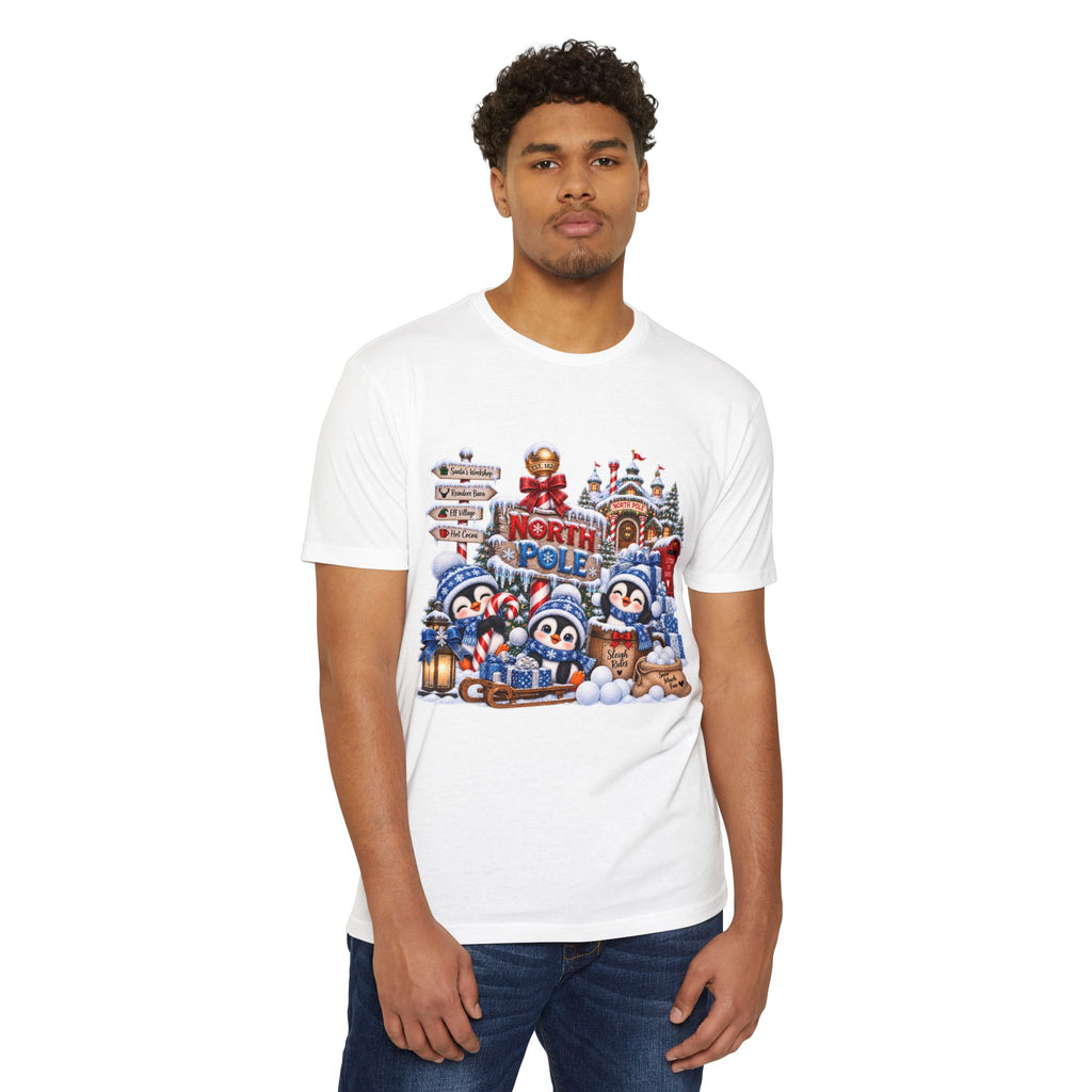 Christmas North Pole Penguins T-Shirt