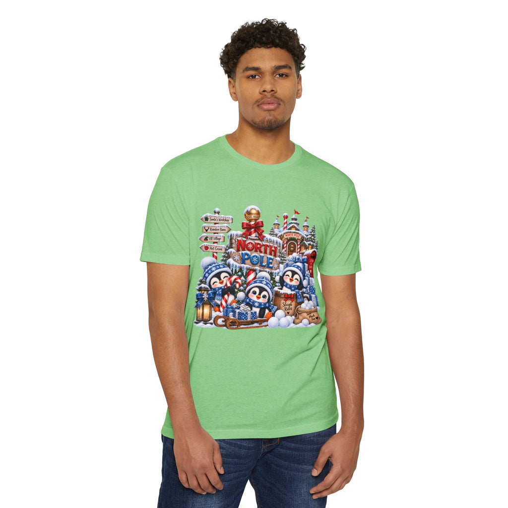Christmas North Pole Penguins T-Shirt