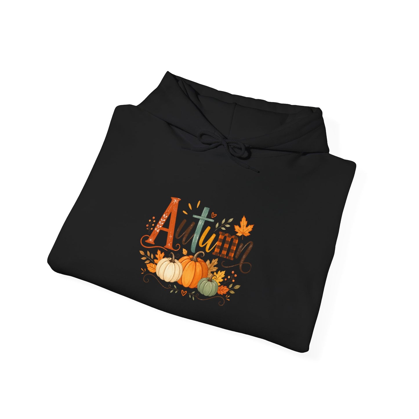 Autumn Pumpkins Hoodie — Cozy Fall Sweatshirt with 'Autumn' Pumpkin Design