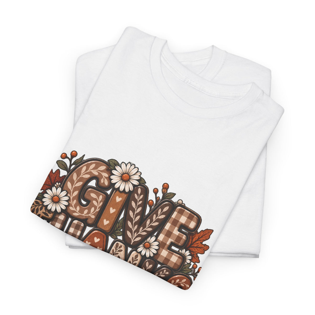 Give Thanks Tee — Fall Thanksgiving Graphic T-Shirt