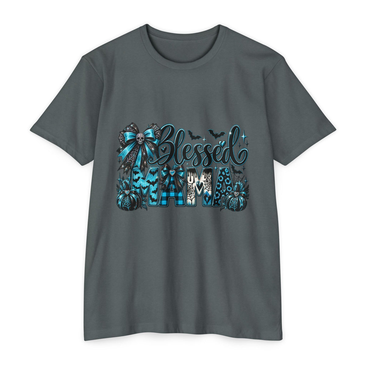 Blessed Homefall T-Shirt — Teal Pumpkin & Fall Gnome Graphic Tee