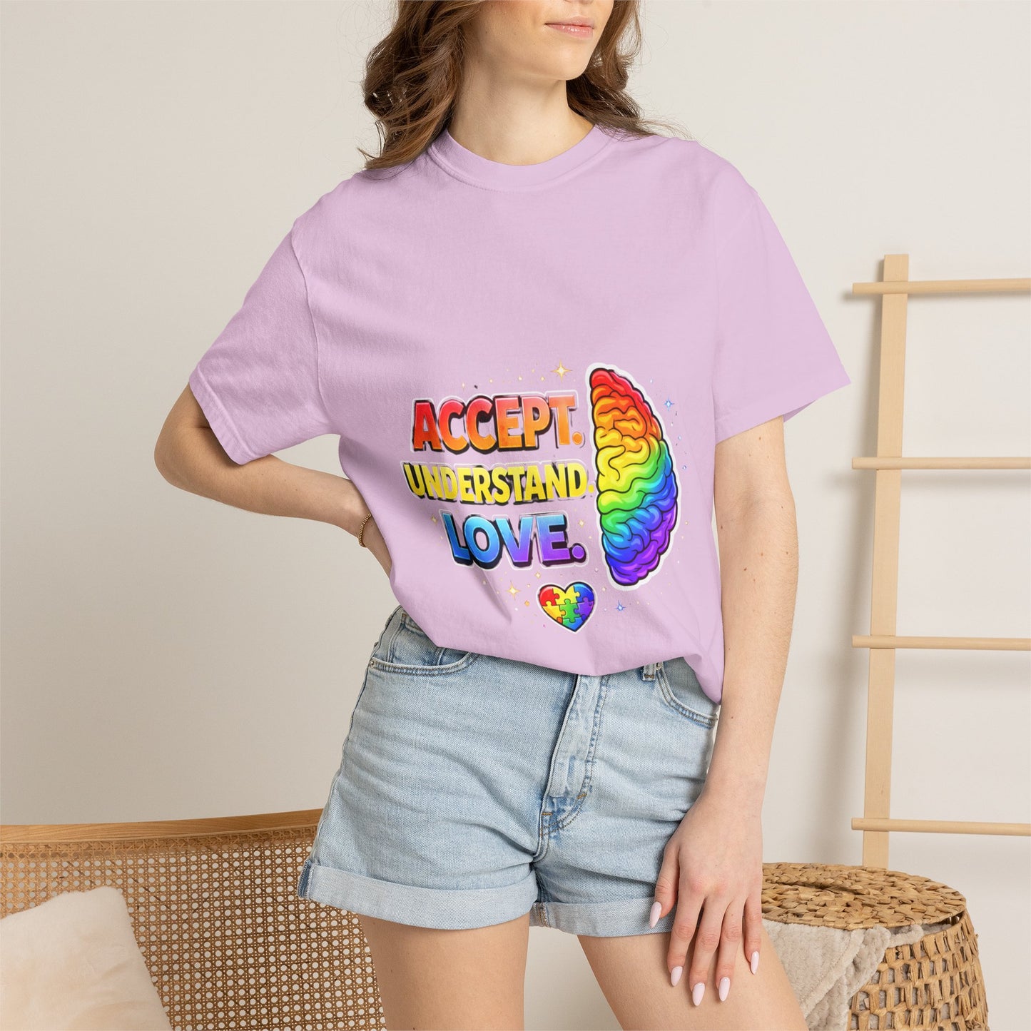 Pride "Accept, Respect, Love" Rainbow T-Shirt