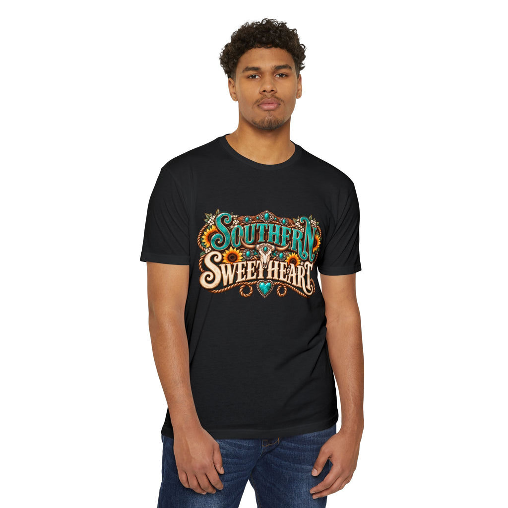 Southern Sweetheart T-Shirt — "Sweet Tea & Sunshine" Graphic Tee