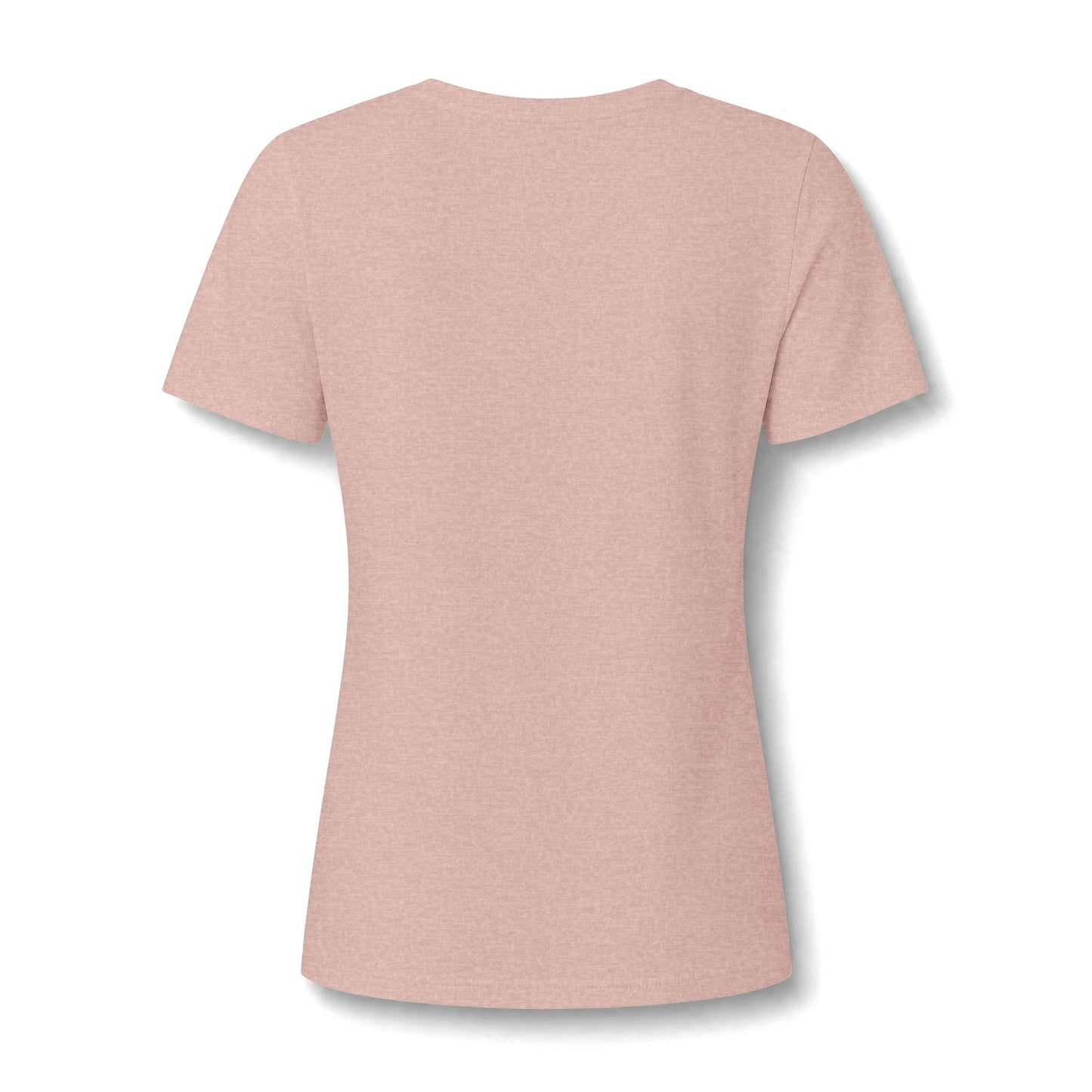 Women's V-Neck Tee — Fall Football Pumpkin Design