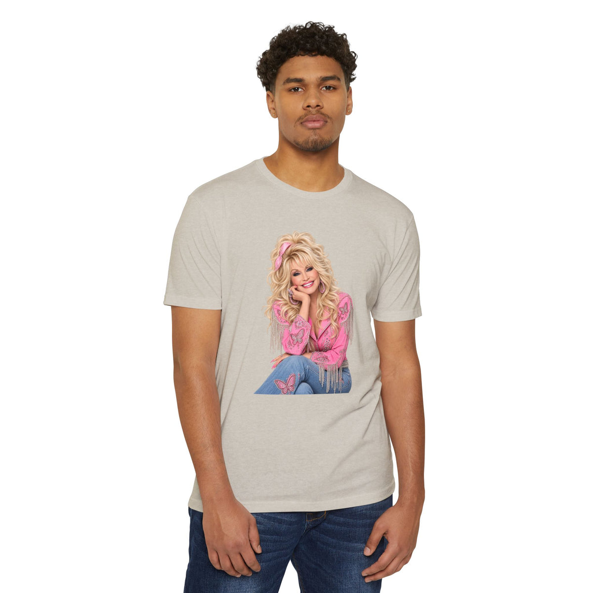 Retro Country Cowgirl Portrait T-Shirt
