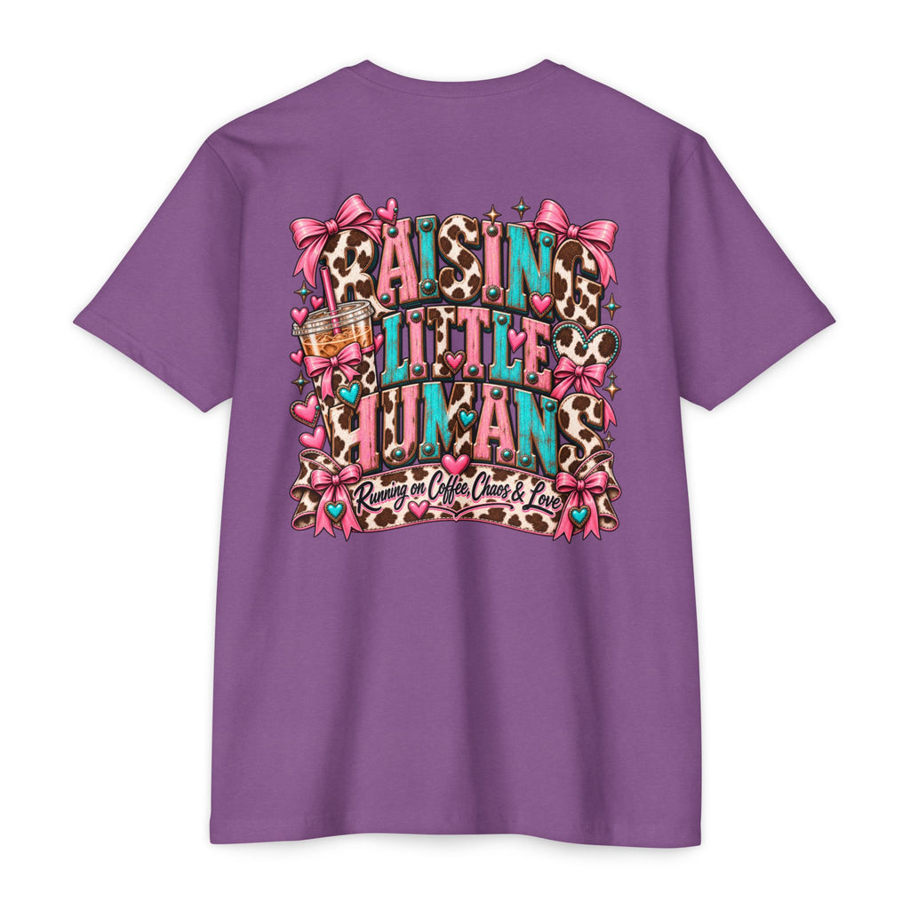 Mama Leopard Bow T-Shirt — Raising Little Humans Cute Graphic Tee