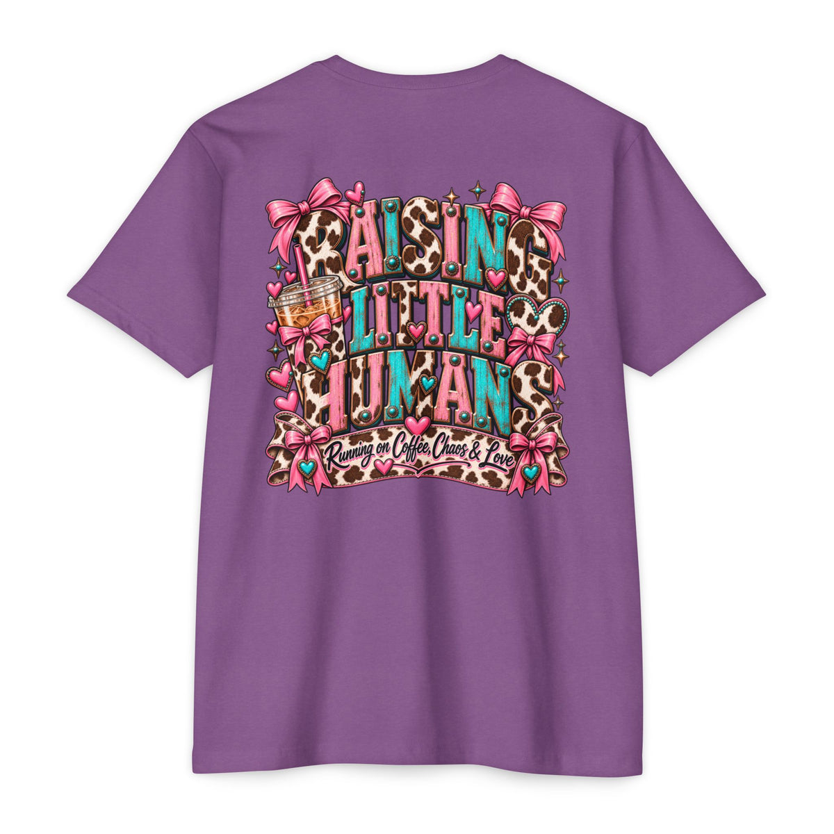 Mama Leopard Bow T-Shirt — Raising Little Humans Cute Graphic Tee