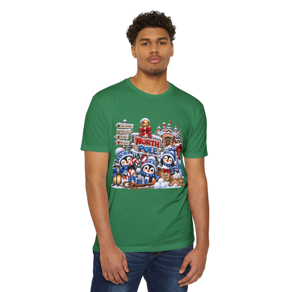 Christmas North Pole Penguins T-Shirt