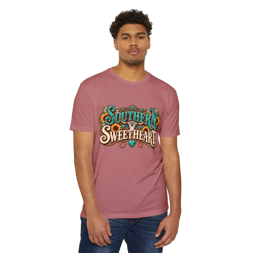 Southern Sweetheart T-Shirt — "Sweet Tea & Sunshine" Graphic Tee