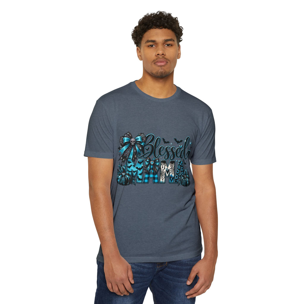 Blessed Homefall T-Shirt — Teal Pumpkin & Fall Gnome Graphic Tee