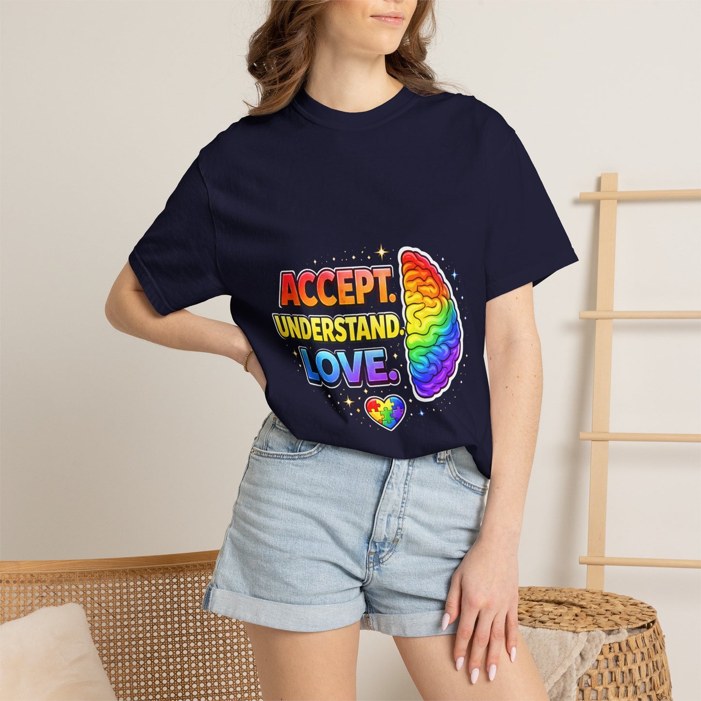 Pride "Accept, Respect, Love" Rainbow T-Shirt
