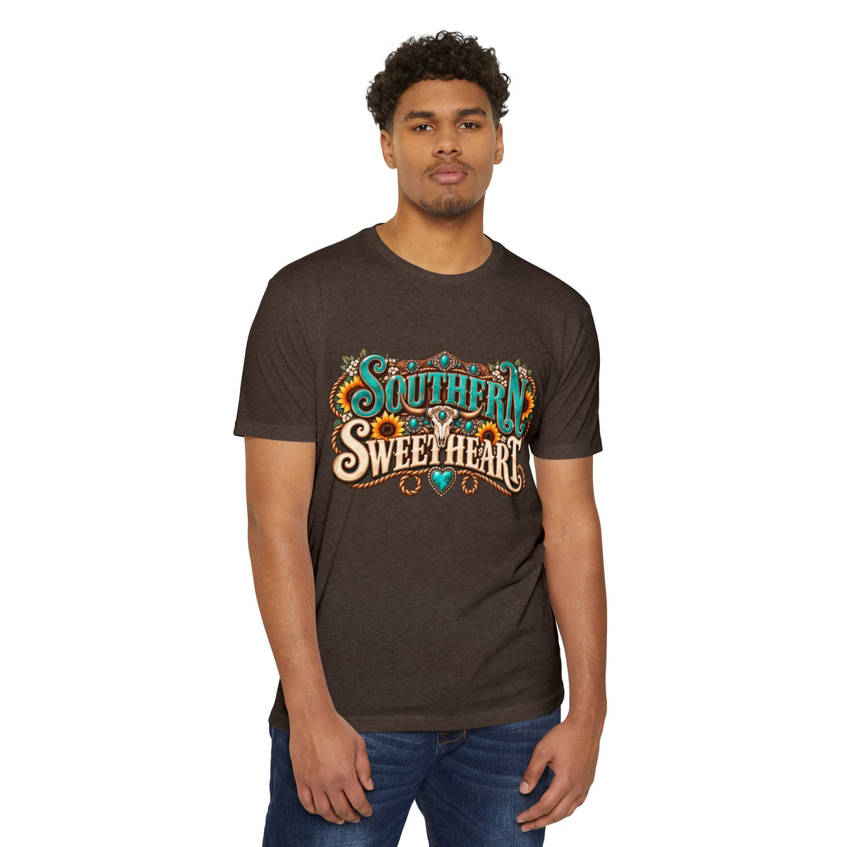 Southern Sweetheart T-Shirt — "Sweet Tea & Sunshine" Graphic Tee