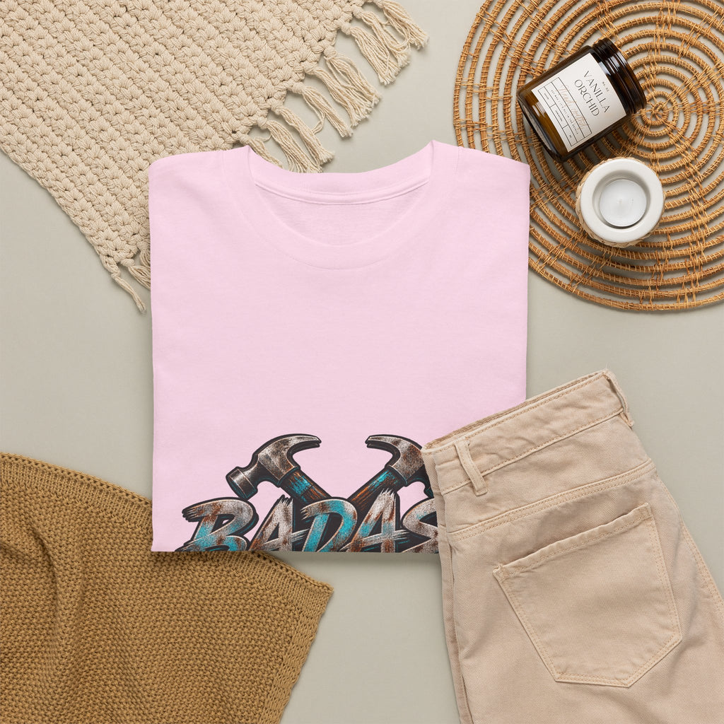 Badass Blue Collar Tee — 'Badass & Blue Collar' Workwear Graphic T‑Shirt