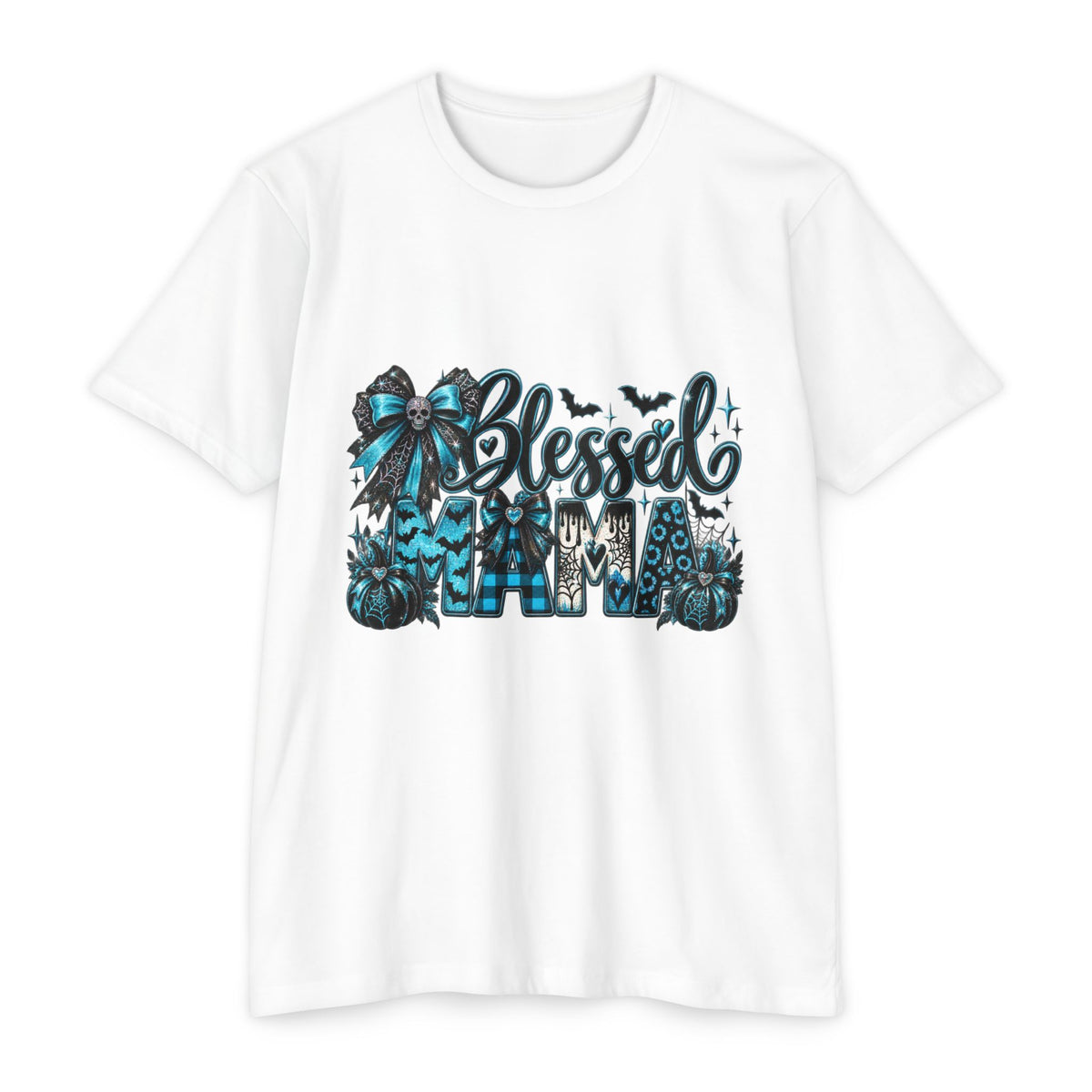 Blessed Homefall T-Shirt — Teal Pumpkin & Fall Gnome Graphic Tee