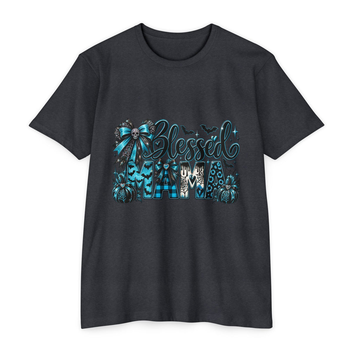 Blessed Homefall T-Shirt — Teal Pumpkin & Fall Gnome Graphic Tee